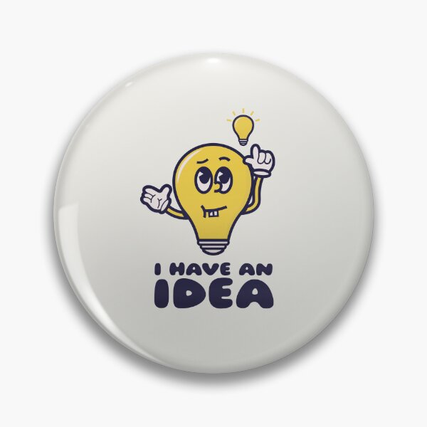 Item preview, Retro Bulb Mascot cartoon vintage - I Have an Idea designed and sold by LalpaShop.