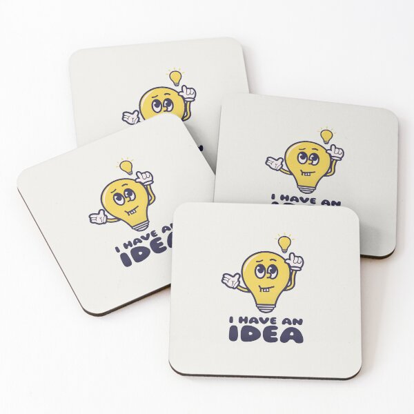 Item preview, Retro Bulb Mascot cartoon vintage - I Have an Idea designed and sold by LalpaShop.