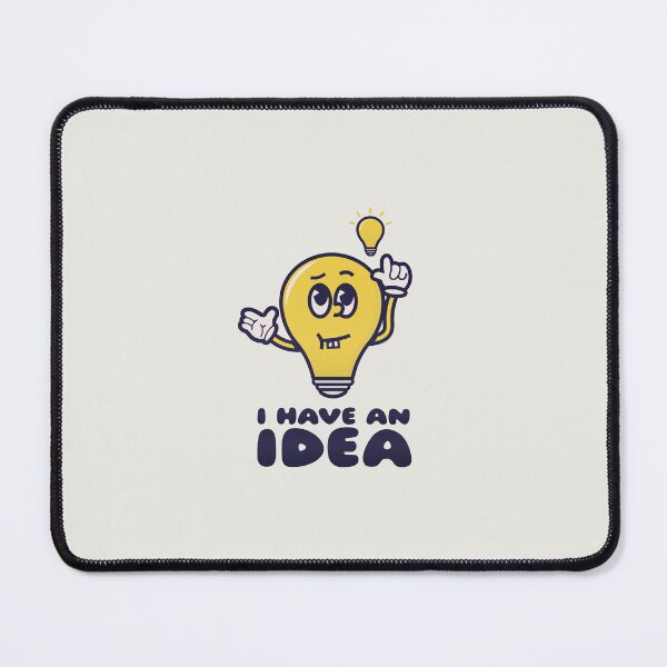 Item preview, Retro Bulb Mascot cartoon vintage - I Have an Idea designed and sold by LalpaShop.