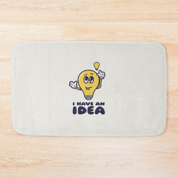 Item preview, Retro Bulb Mascot cartoon vintage - I Have an Idea designed and sold by LalpaShop.