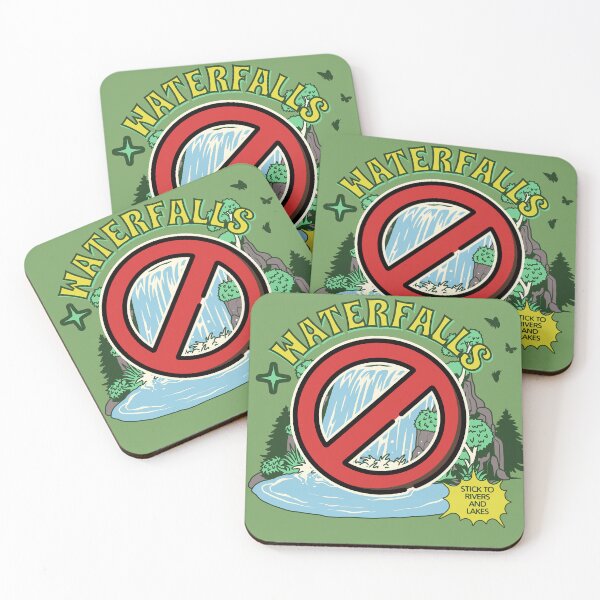 Item preview, 90s Music Inspired Retro Design: No Waterfalls! designed and sold by MondegreenLLC.