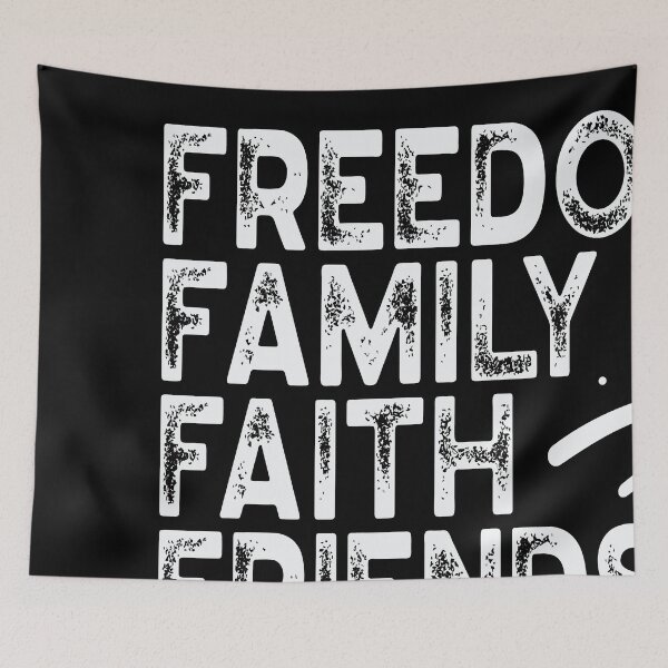 Item preview, Freedom - Family - Faith - Friends- Fireworks Patriotic USA design for July 4th designed and sold by undeadkoala.