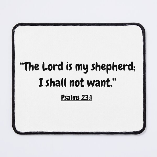 Item preview, Bible Verse - Psalms 23:1 designed and sold by Saffarii.