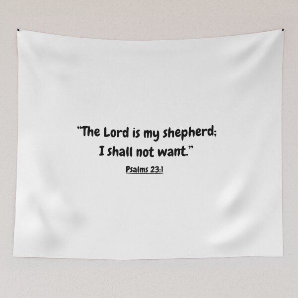 Item preview, Bible Verse - Psalms 23:1 designed and sold by Saffarii.