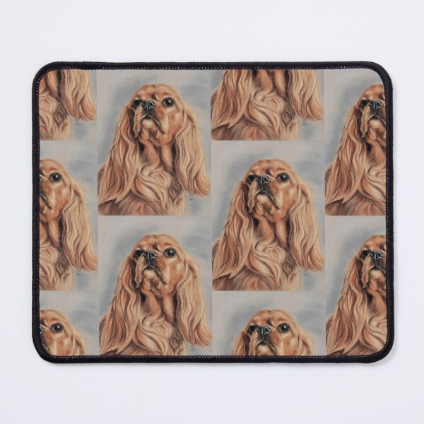 Item preview, Ruby Cavalier King Charles Spaniel art designed and sold by TraceyEarlArt.