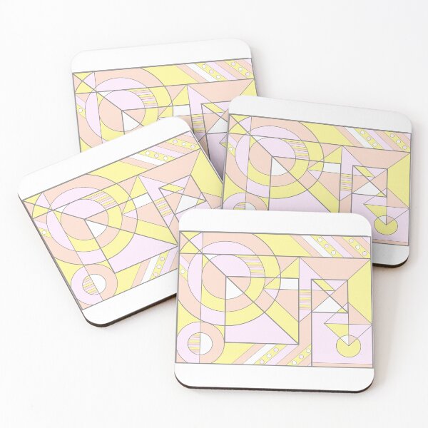 Item preview, Pangender Pride Abstract Geometric Pastel Pink designed and sold by JoyfulJen.