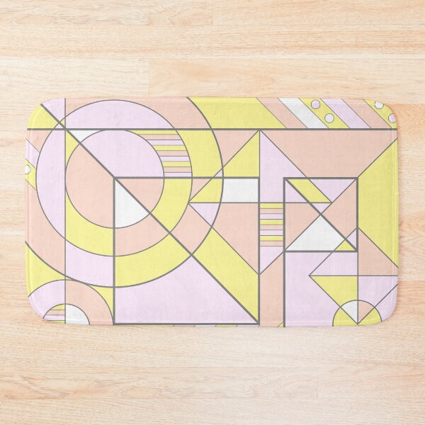 Item preview, Pangender Pride Abstract Geometric Pastel Pink designed and sold by JoyfulJen.