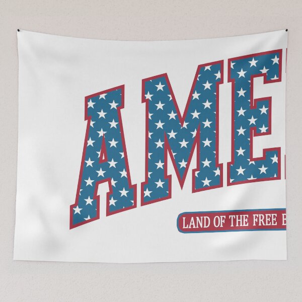 Item preview, Land of the Free Because of the Brave Patriotic USA design for July 4th designed and sold by undeadkoala.