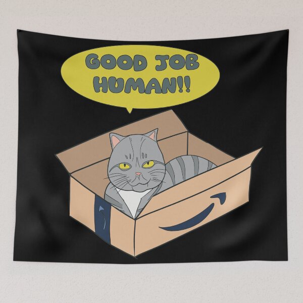 Item preview, Cat in a box designed and sold by Hedon77.