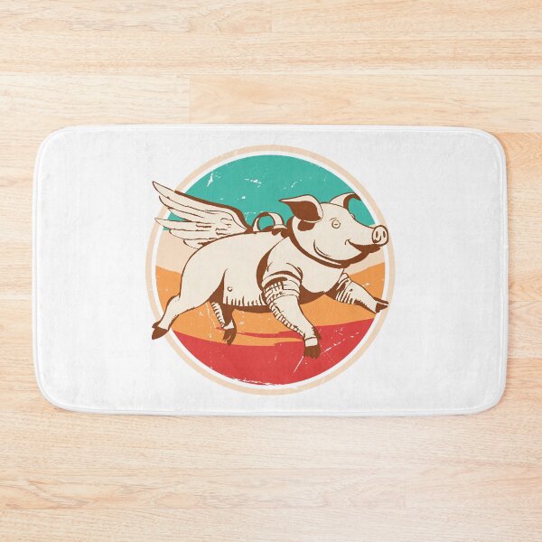 Item preview, Vintage Flying Pig: Soaring Swine in Sepia Tone T-Shirt designed and sold by GorinART.