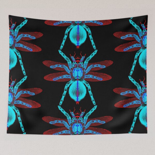 Item preview, Spider and dragonfly  designed and sold by isabelthwaites.