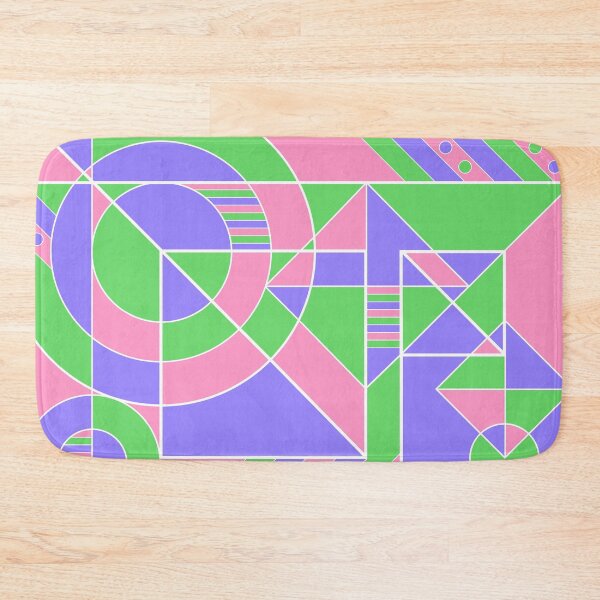 Item preview, Trigender Pride Abstract Geometric Pink Green Purple designed and sold by JoyfulJen.