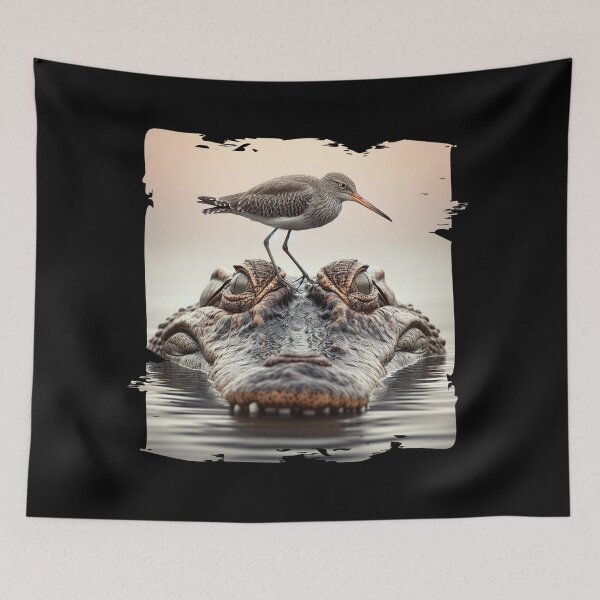 Item preview, Crocodile and Bird: Unlikely Companions designed and sold by Hungry-Murphy.