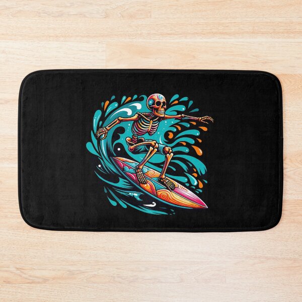Item preview, Sea Surfboard Skeleton Surfer Surfing Competition Training designed and sold by Dressed For  Duty.
