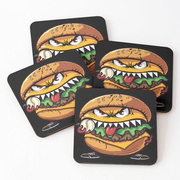 Item preview, “Burger Attack!” designed and sold by Art-Vortex-fr.