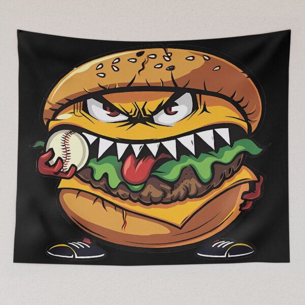 Item preview, “Burger Attack!” designed and sold by Art-Vortex-fr.
