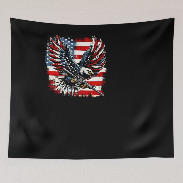 Item preview, Eagle and 2A Patriotic USA design for July 4th designed and sold by undeadkoala.