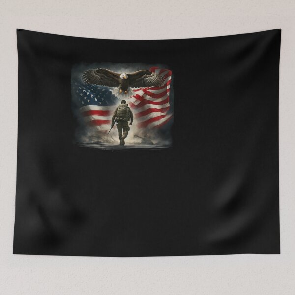 Item preview, Troop with Eagle Patriotic USA design for July 4th designed and sold by undeadkoala.