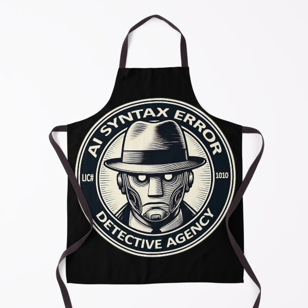 Item preview, AI Syntax Error Detective Agency Sleuths Uncover Code Clues designed and sold by SportsT-Shirts.