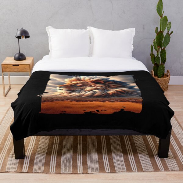Item preview, Lion in the Clouds: Majestic Abstract Art designed and sold by Hungry-Murphy.