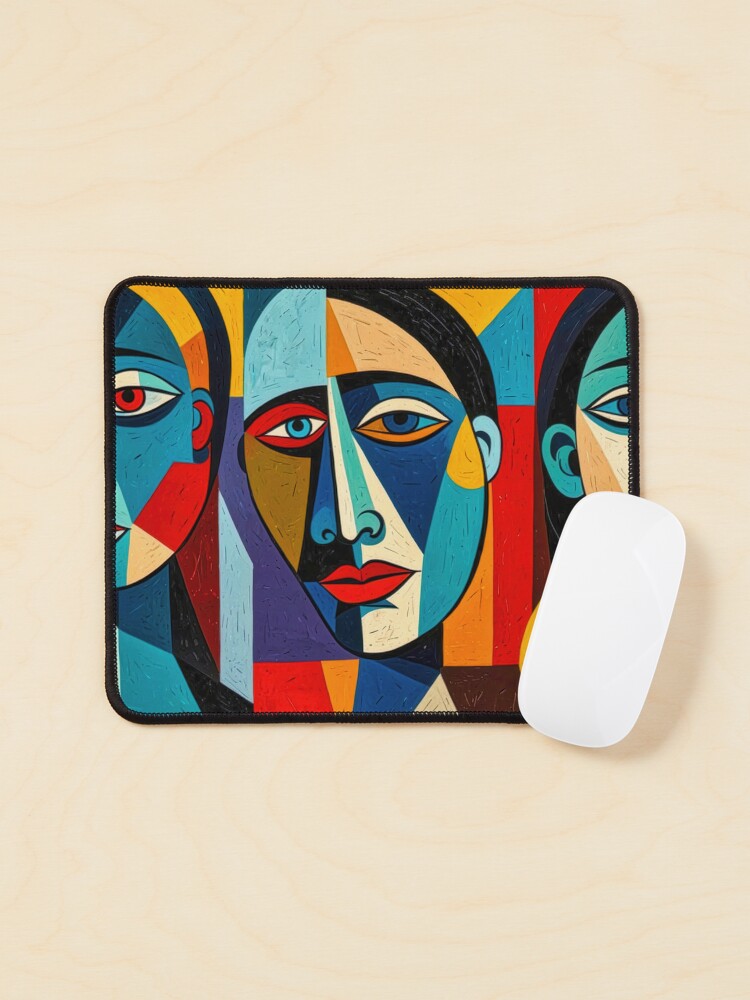 Thumbnail 1 of 5, Mouse Pad, Abstract Human no2 designed and sold by RivenWaters.