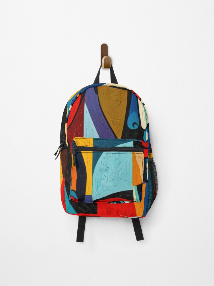 Thumbnail 1 of 3, Backpack, Abstract Human no2 designed and sold by RivenWaters.