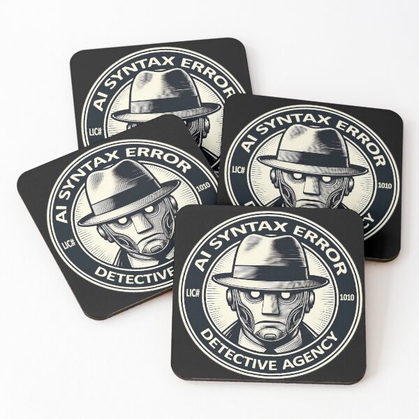 Item preview, AI Syntax Error Detective Agency Sleuths Uncover Code Clues designed and sold by SportsT-Shirts.