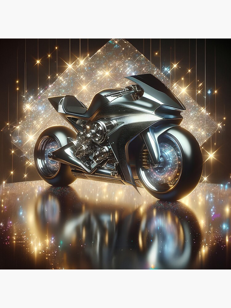 Thumbnail 4 of 4, Clock, The futuristic, modern motorcycle designed and sold by starchim01.