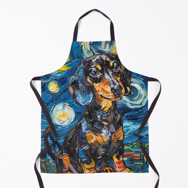 Item preview, Starry Night Dachshund Van Gogh Dog designed and sold by Vangoholic.