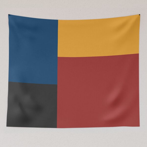 Item preview, Mid Century Modern Vintage Inspired Colorfield Geometric Abstract Poster designed and sold by pollylopsicle.