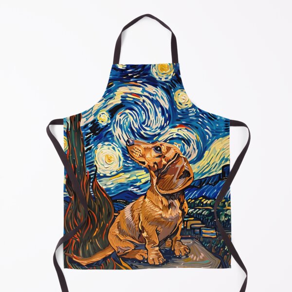 Item preview, Starry Night Dachshund Van Gogh Dog designed and sold by Vangoholic.