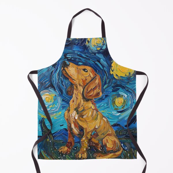 Item preview, Starry Night Dachshund Van Gogh Dog designed and sold by Vangoholic.