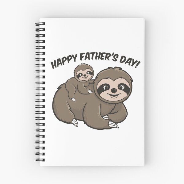 Item preview, Happy Father's Day! Sloth with Child designed and sold by JoraArt.