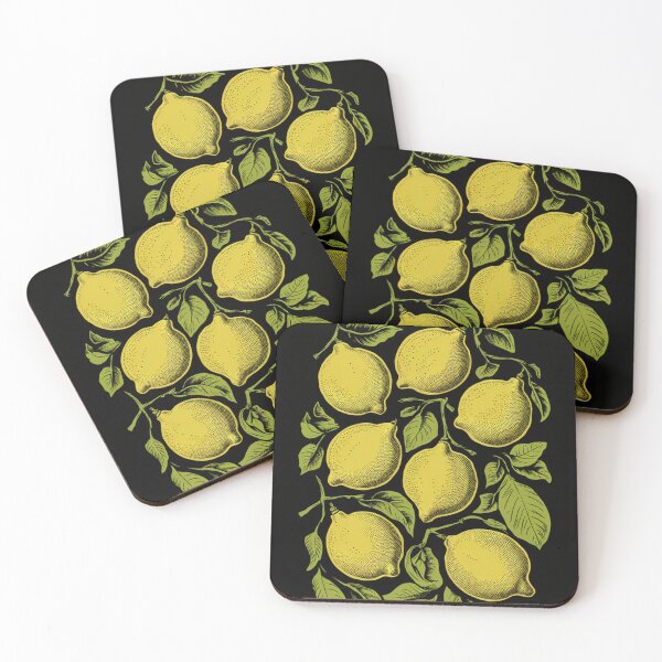 Item preview, The Vintage Lemons on branch Botanical Illustration of plants  designed and sold by GraphicDream.