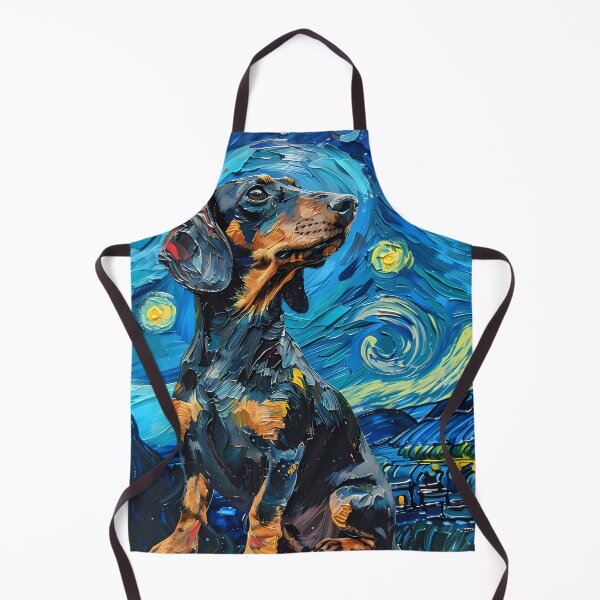 Item preview, Starry Night Dachshund Van Gogh Dog designed and sold by Vangoholic.