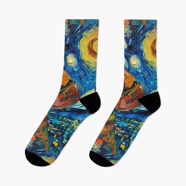 Item preview, Starry Night Dachshund Van Gogh Dog designed and sold by Vangoholic.