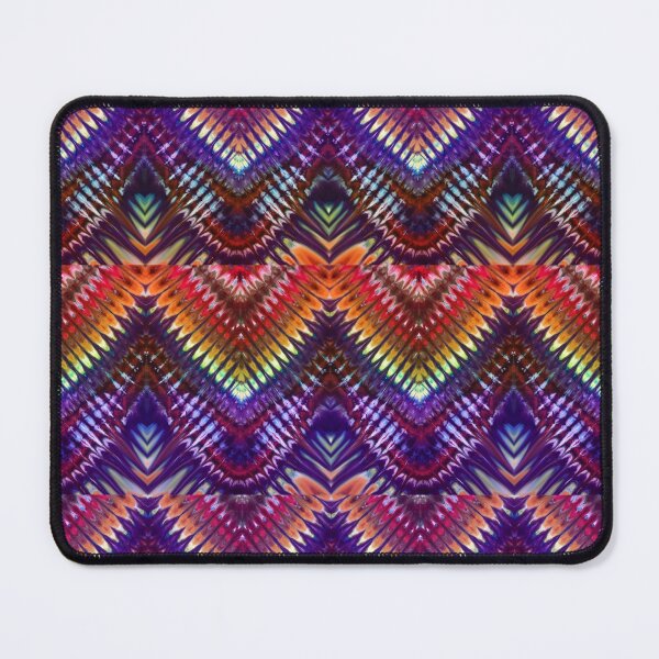 Item preview, Earthy Tie Dye Diamonds warm colors trippy psychedelic indigenous art designed and sold by AuroraXGreen.