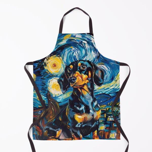 Item preview, Starry Night Dachshund Van Gogh Dog designed and sold by Vangoholic.