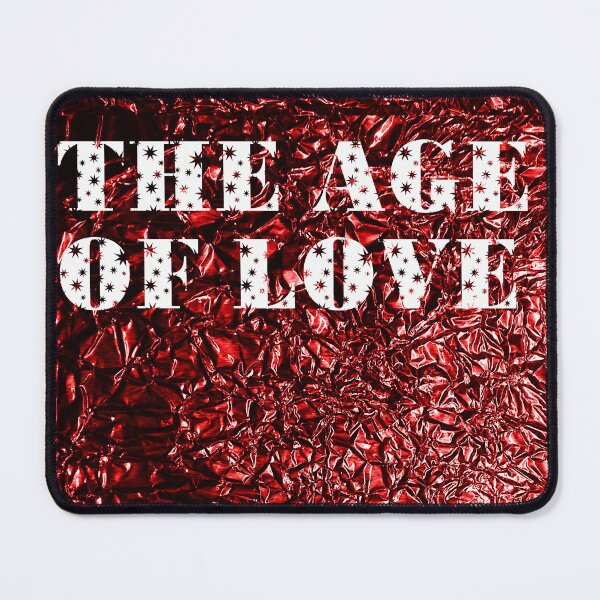 Item preview, Red Metal The Age Of Love Text Vertical designed and sold by eddiebarronshop.