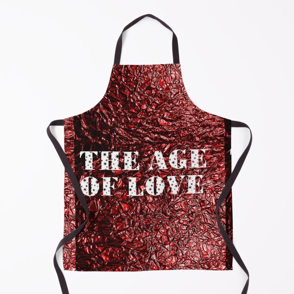 Item preview, Red Metal The Age Of Love Text Vertical designed and sold by eddiebarronshop.