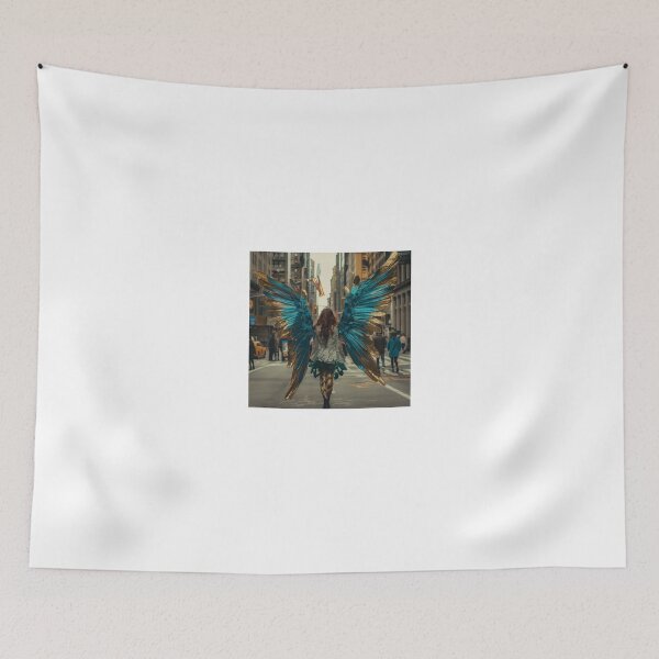 Item preview, a woman walking down a bustling city street designed and sold by Love-Light-Bite.