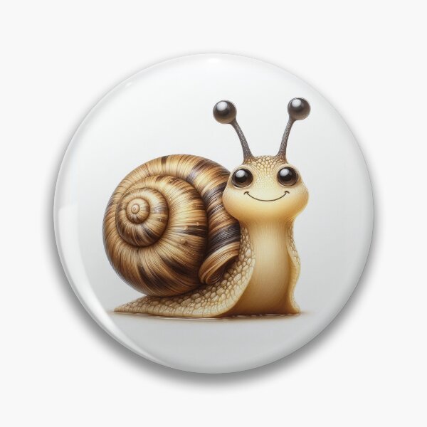 Item preview, caracol sonriente designed and sold by DrawingIBird.