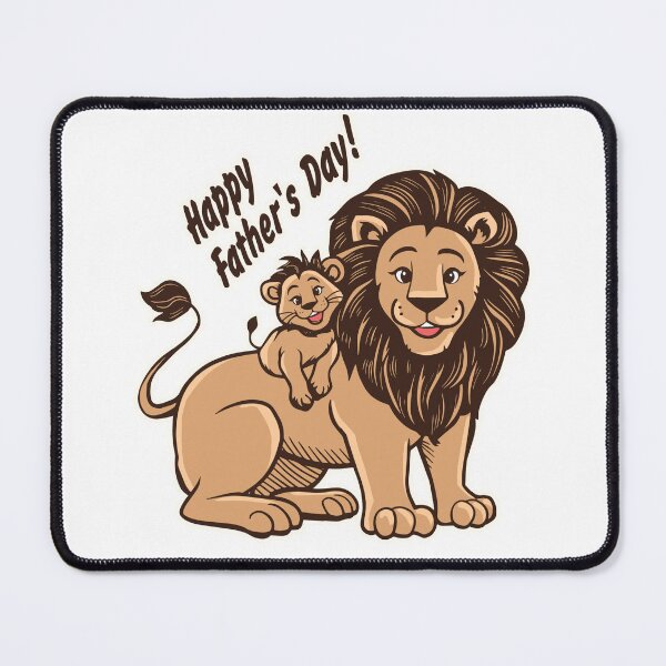 Item preview, Happy Father's Day. Lion and lioness.  designed and sold by JoraArt.