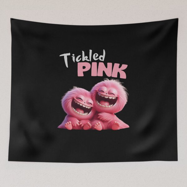 Item preview, Tickled pink, cute little pink monsters designed and sold by coloursforkids.