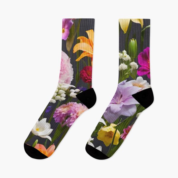 Item preview, Cute pastel color flowers collage, floral pattern design. designed and sold by HAKKI ARSLAN.