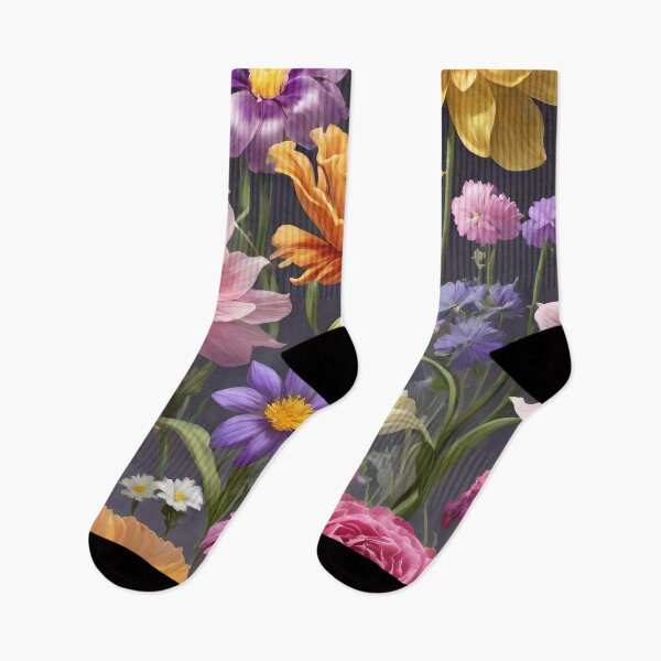 Item preview, Cute pastel color flowers collage, floral pattern design. designed and sold by HAKKI ARSLAN.