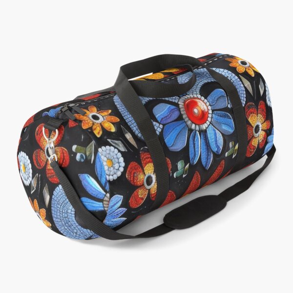 Item preview, Colorful Mosaic Flower Pattern With Centerpiece Sunflower designed and sold by brandway.