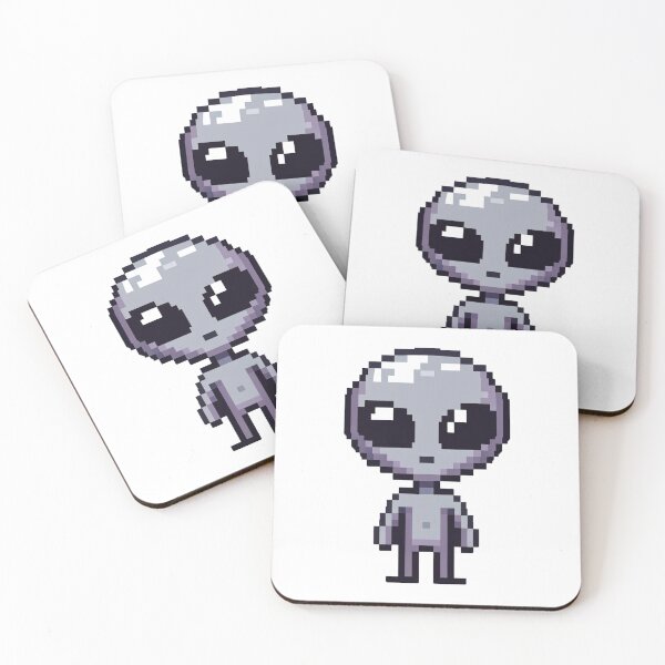 Item preview, Adorable Pixel Art Alien designed and sold by Greemo03.