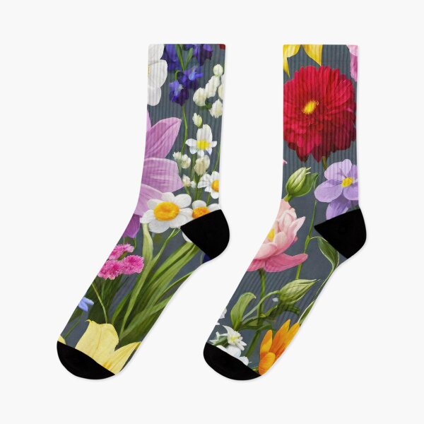 Item preview, Cute pastel color flowers collage, floral pattern design. designed and sold by HAKKI ARSLAN.