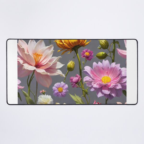 Item preview, Cute pastel color flowers collage, floral pattern design. designed and sold by HAKKI ARSLAN.